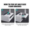 Effortless Home Cleaning with 3 in 1 Design Long Handled Floor Brush and Dustpan Set for All Surfaces