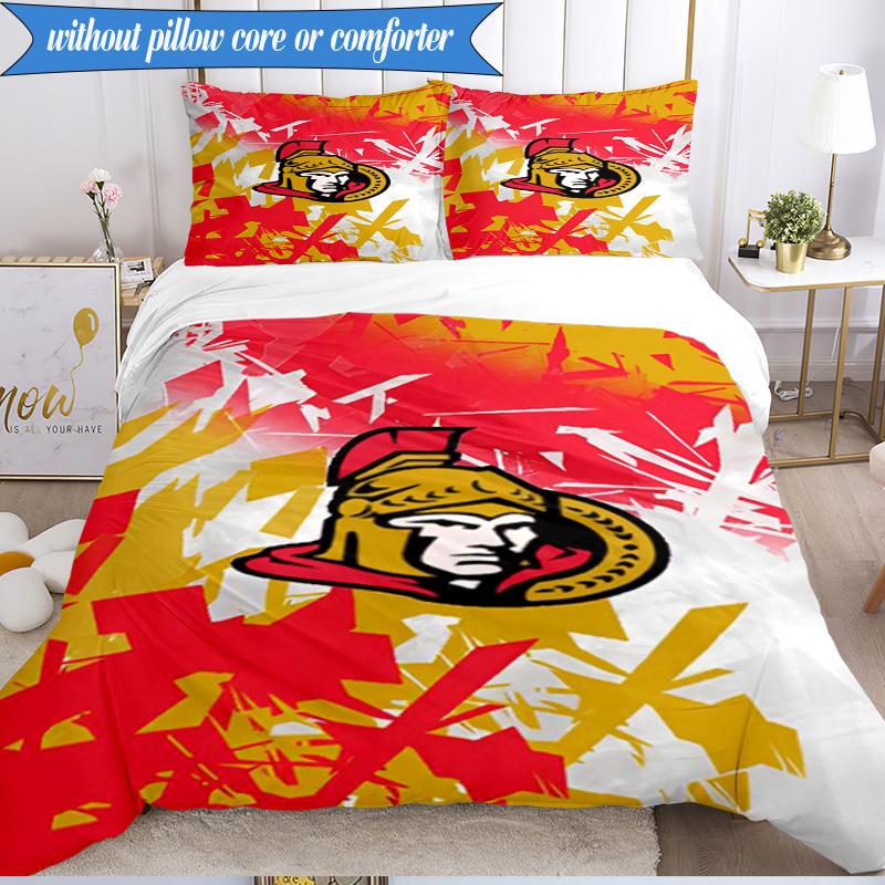 3PCS Senators Heritage Bedding Set,Including 1pc Duvet Cover And 2pcs Pillowcases Perfect for Bedroom, Dormitory, Fan Christmas gift