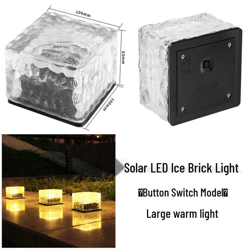 Taichuang Outdoor Solar Ice Brick Lights