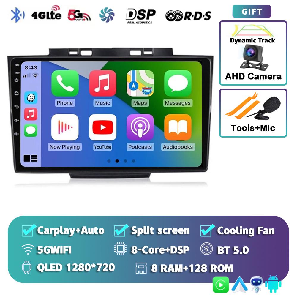 Android 14 Carplay Car Radio For Great Wall Greatwall Hover H5 Haval H3 2013-2019 Multimedia Player GPS Navigation 2din Stereo