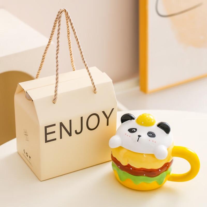 

Ceramic Mug with Panda Lid