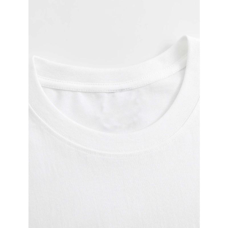 European Size Women'S Cat Peeking Through T-Shirt - Cute Kitten Graphic Round Neck Short Sleeve Casual Tee, Soft Breathable Everyday