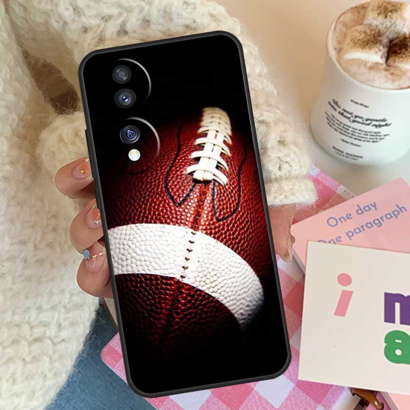 American Football Sport For Honor Magic 8 7 6 Lite Case For Honor 400 200 Pro 90 70 50 X8c X8b X9a X9b X9c X9d Win RT