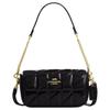 Hailey 20 Quilted Patent Leather Crossbody Shoulder Bag Women Bags Black Gold CCE12-IMBLK