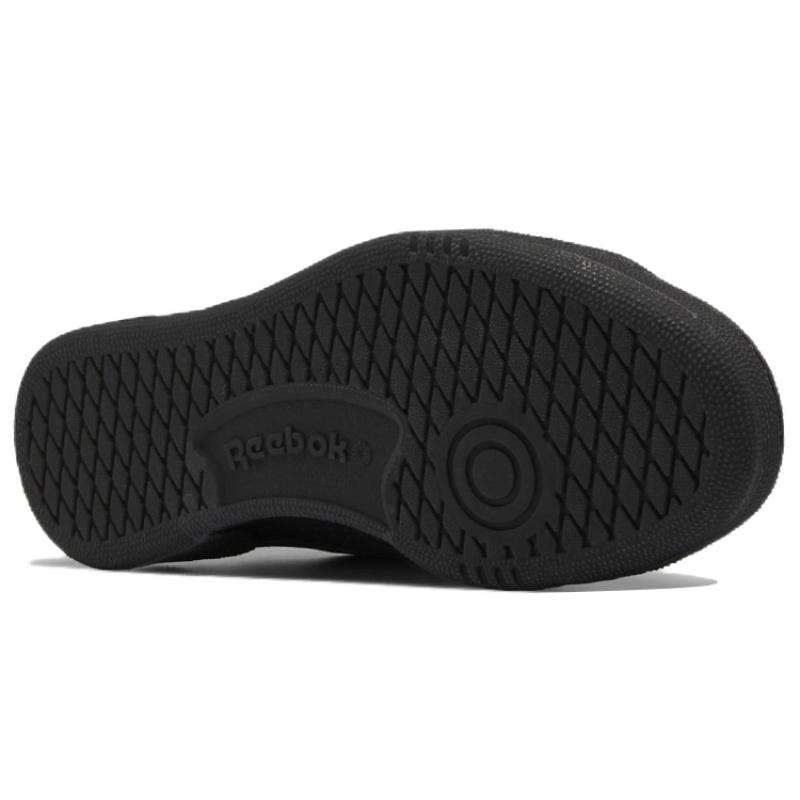 Reebok Club C Grounds Low Tops Casual Skateboarding Shoes Unisex Black Sneakers GY8788