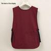 Unisex Korean-Style Water-Resistant Kitchen & Coffee Shop Workwear Apron - Breathable Vest, Plus Size Waist Fit