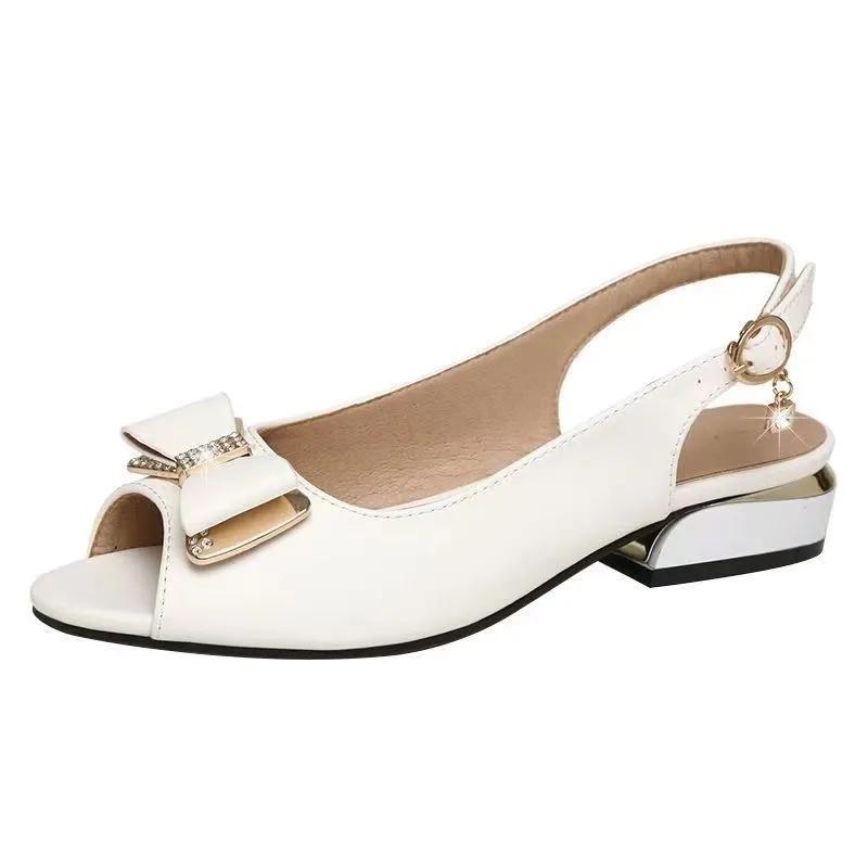 Damenschuhe Damen Niedlich Weiß Hohe Qualität PU-Leder Schnallenriemen Quadratischer Absatz Schuhe Dame Schwarz Elegant Pumps A1165