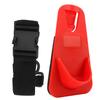 Fishing Belly Top Belt Fishing Waist Rod Holder Belt for Freshwater Saltwater Red