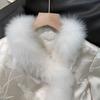 Real Shot Jacket Fox Fur Female Real Hair Chinese Style Down Jacket Coat