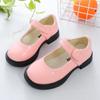 Girls Shoes 2024 Autumn Brand New Children Dress Shoes Flats for Wedding Party Dancing Ball Chic Classic Mary Janes Leather Shoe