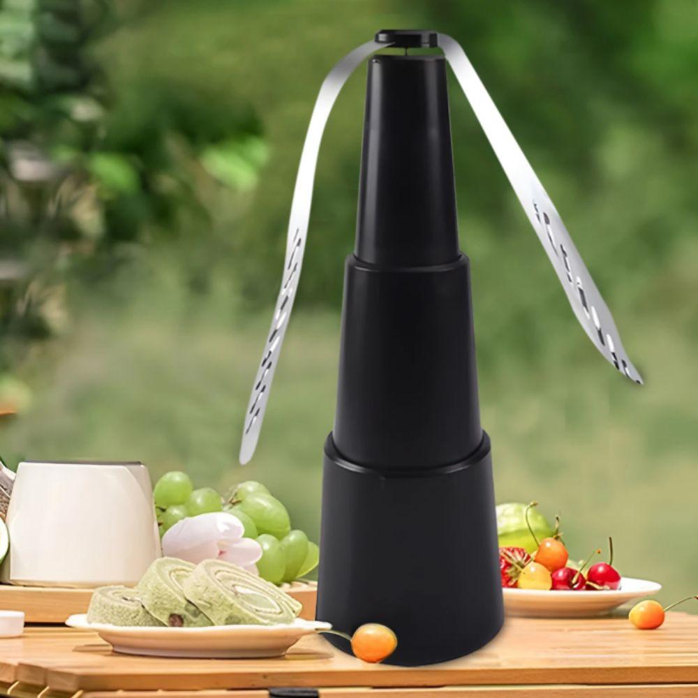 Battery Powered Automatic Mosquito Repellent Fan Two Leaf Fly Repellent Fan Home Use