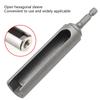 Open Hex Nut Driver Socket Slotted Impact Electric Hex Shank Slotted Drill Bit Socket Wrench Tool for Mountain Bike