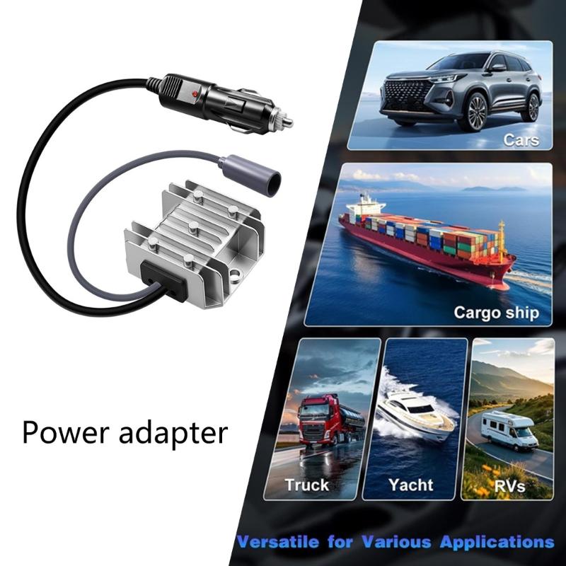 Car Lighter Power Adapter For Devices DC10V-24V To DC30V Converter with Overcurrent Protections Waterproof Design