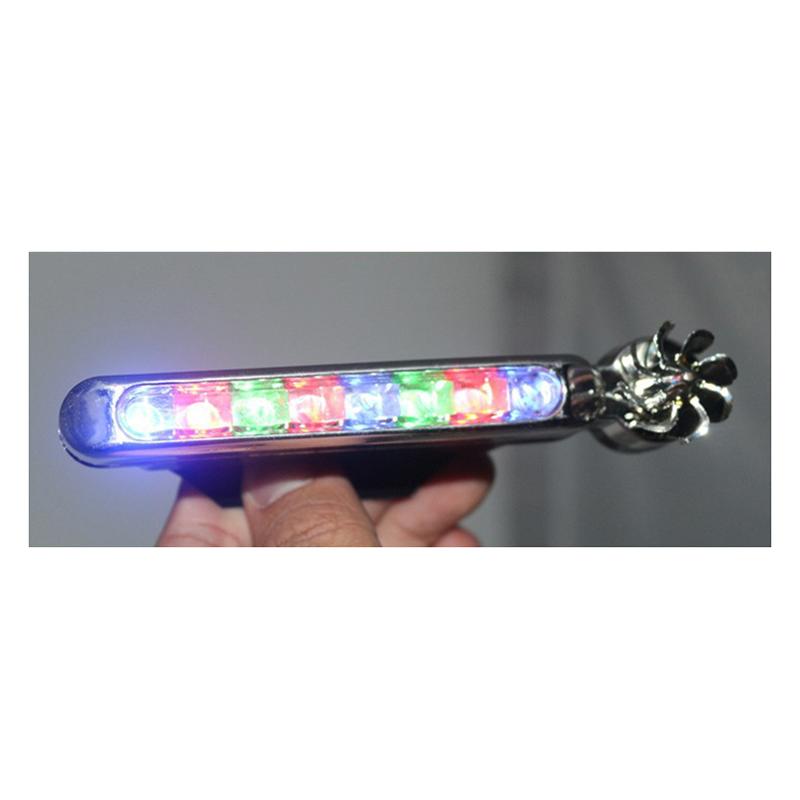 1Pc Car Led Daytime Headlight With Wind Powered Fan Floodlights Auxiliary Lighting Motorcycle Lamp For Modification