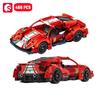 Non-Toxic Sembo Racing Vehicle Assemblage Building Blocks Moc City Sports Car Model Bricks Car Construction Set For Children Halloween Gifts