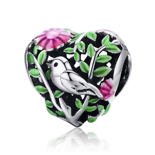 Couple Little Girls Boys 925 Sterling Silver Pineapple Food Avocado Beads Charm Bracelet Silver 925 Jewelry