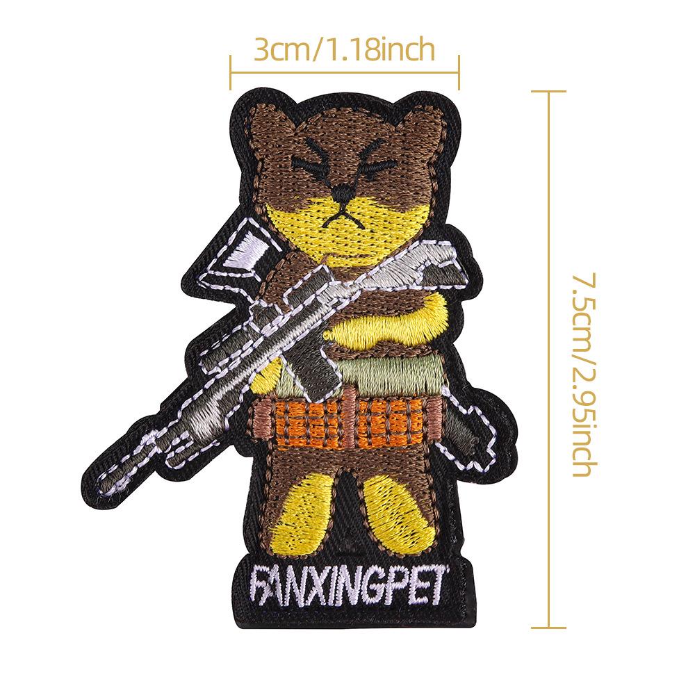 Cross-Border Tactical Dog Harness Vest with Leash