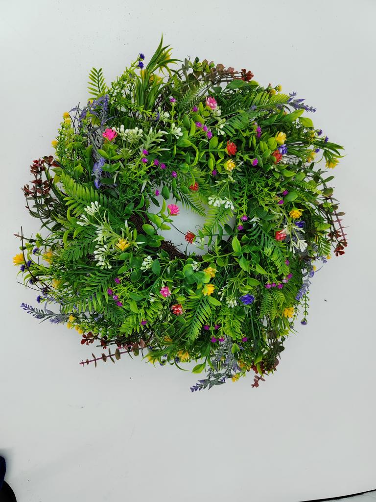 New 50Cm Decor Wreath Beautiful Artificial Spring Summer Wreath Home Decoration