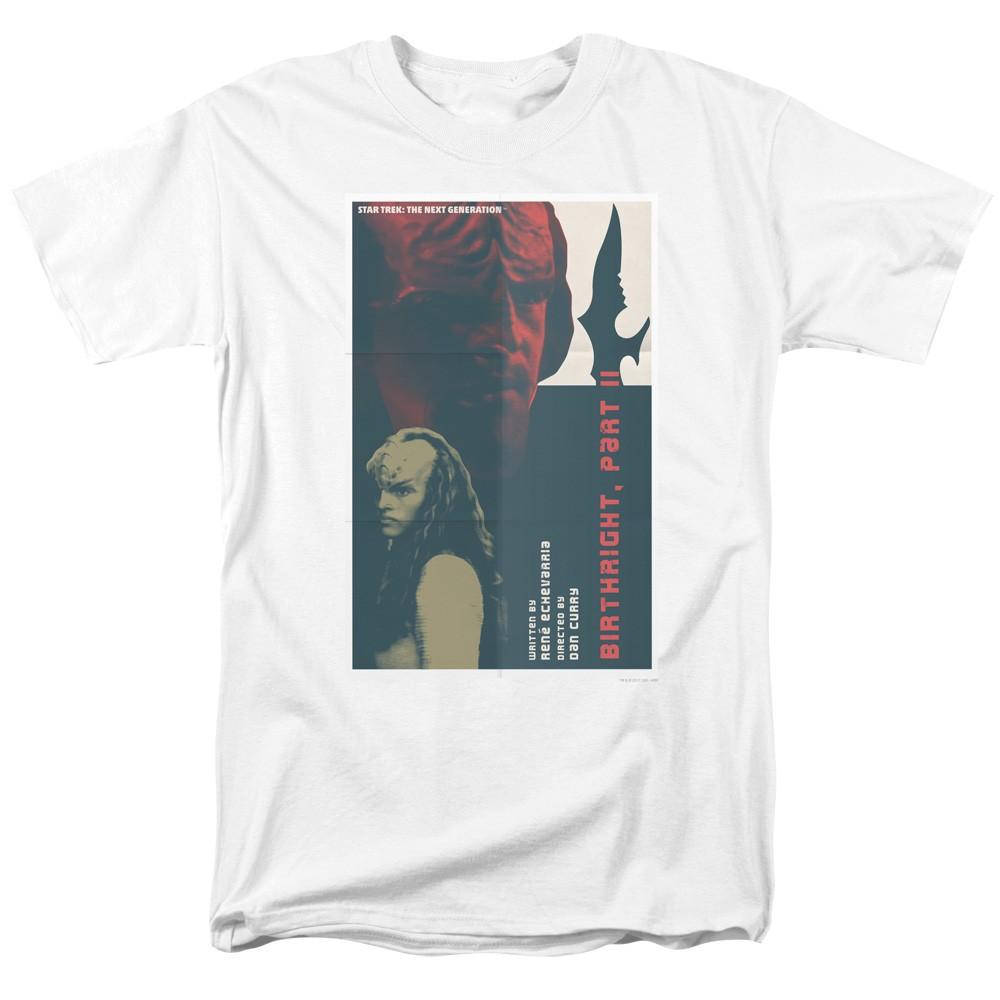 Star Trek - Tng Season 6 Episode 17 - Adult Unisex Short Sleeve T-Shirt - White 2XL