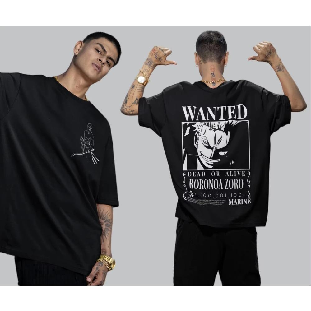 T-Shirts Luffy Japanischer Anime Vintage Sommer Baumwolle Herren T-Shirt Lässig Kurzarm Streetwear Oberteile Tees Mann Kleidung