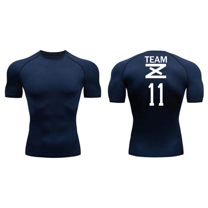 

Ultra-Light Short Sleeve Compression Shirt for Men Summer Athletic Quick Dry T-shirts Tops High Elasticity Gym Workout Running Training Tees XXXL