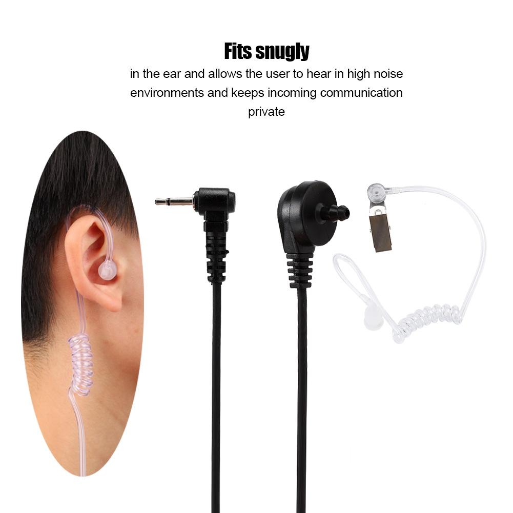 2.5mm Earphone Cable Radio Earpiece Headset Line Listen Only Air Tube for Walkie Talkie