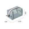 Square Mesh Cosmetic Bag Mini Coin Purse Portable Square Cosmetic Storage Bag With Zipper Multi-Purpose Sundries Bag
