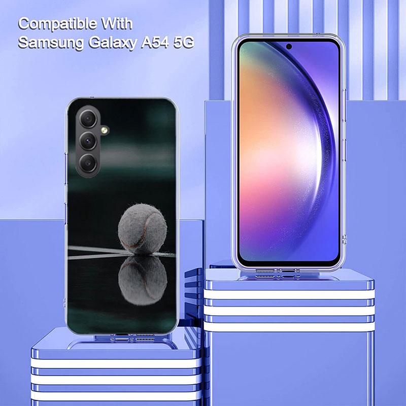 Tennis sport Cover For Samsung A54 A34 A24 A14 A53 A33 A23 A13 A52S A32 A22 A12 Phone Galaxy A03 A04 A02S A42 A73 TPU Case