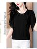 2025 Summer Chic Chiffon Blouse: Women's Floral Short-Sleeve Top