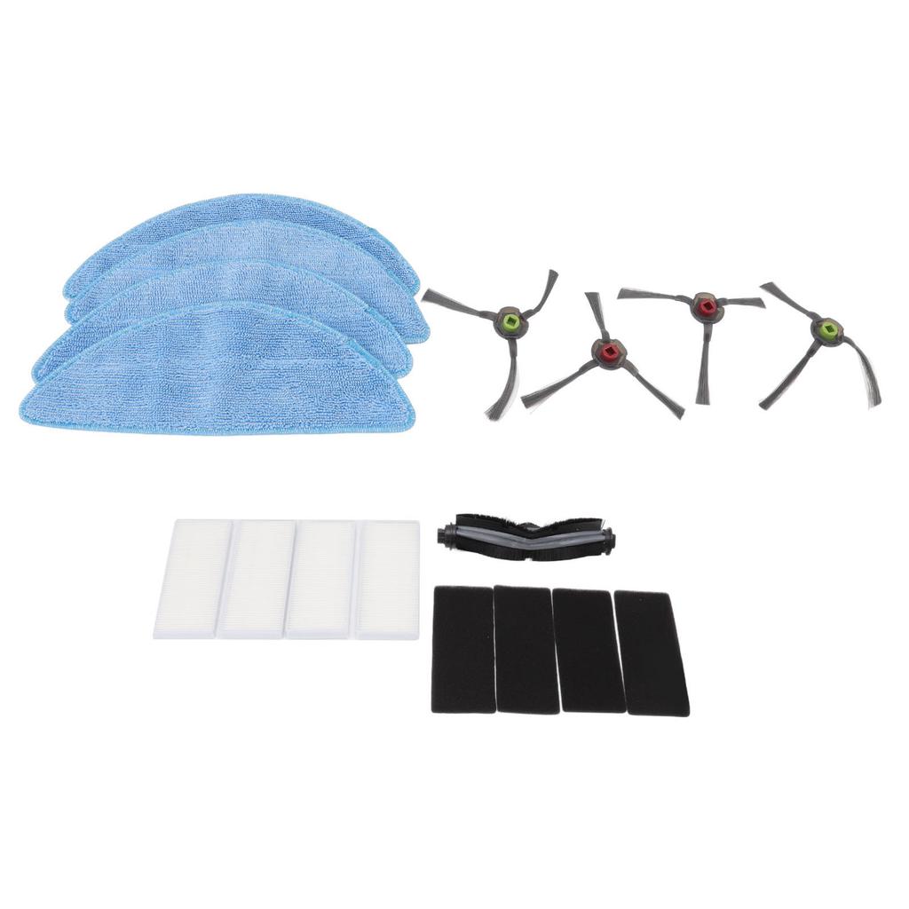 Sweeper Hauptseitenbürste mit Filter und Wischtüchern Roboterstaubsauger Ersatzset für Yeedi K600 K700 K680