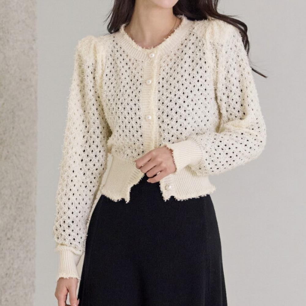 Morris Coming Home Coco Punching Pearl Cardigan M2510cd614c