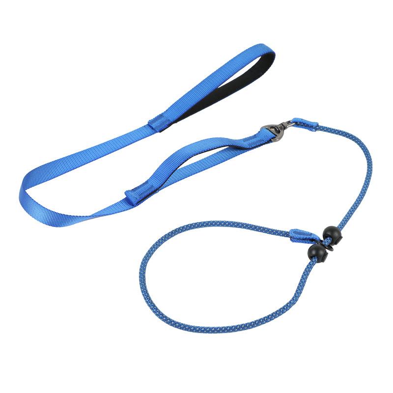 New multi-functional explosion-proof flushing P rope integrated P chain pet leash walking dog rope dog training dog rope dog chain