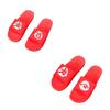 Festive Chinese Wedding Couple Slippers - Double Happiness Indoor Sandals for Men & Women