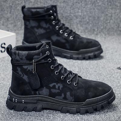 Martin Boots Men's Autumn 2024 New High-top British Style Retro Outdoor Leisure Sports Non-slip Large-size Tooling Boots