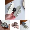 Elegant Acetate Hair Claw Clip For Women With Beautiful Camellia Design Perfect For Any Outfit
