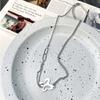 Hollow Butterfly Necklace Women's Light Luxury Niche Ins Design Sense Premium Sweater Chain Accessories Titanium Steel Necklace Pendant Women