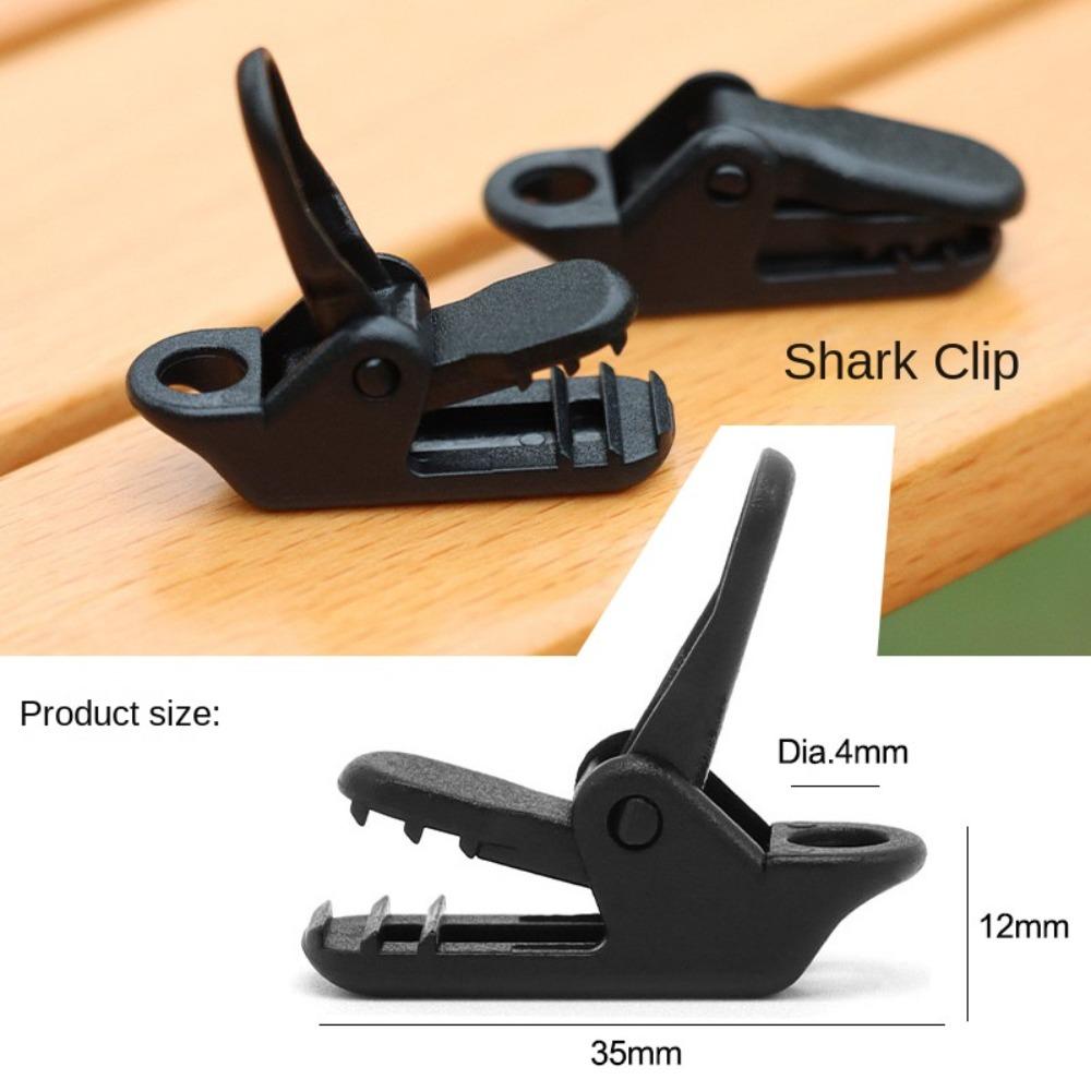 10pcs Tighten Lock Tarp Clips Camping Tent Clips Tent Snaps Tarp Awning Clamp  for Outdoor Camping