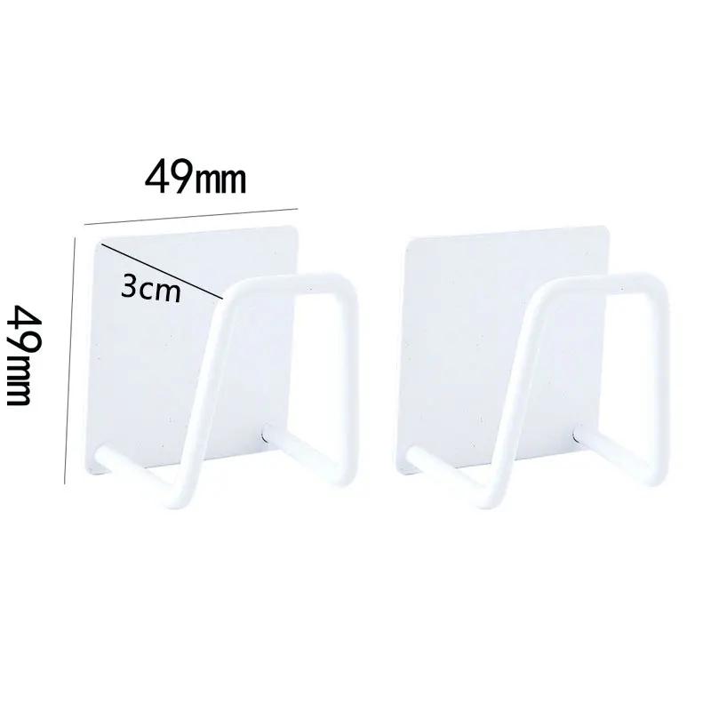 Kitchen Sponge Racks Self Adhesive Sink Sponges Drain Drying Rack Holders Stainless Steel Wall Hooks Home Storage Hook Organizer