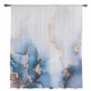 Abstract Marble Watercolor Sheer Curtains for Living Room Decoration Window Curtains for Kitchen Tulle Voile Organza Curtains