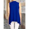 Women Elegant Solid Color Lightweight Sleeveless Open Front Long Duster Vest