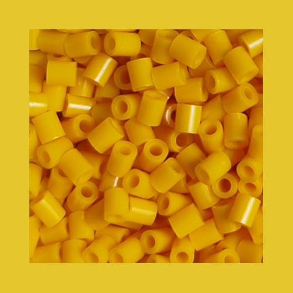 Yellow Color 5mm 1000PCS YantJouet Hama Beads for Kids Iron Fuse Beads Diy Puzzles Pixel Art Gift Children Toy