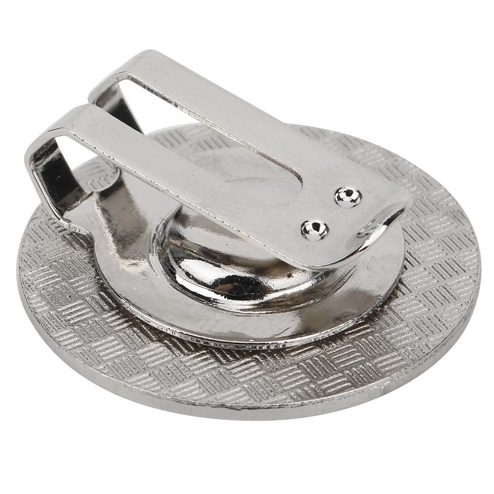 Zinc Alloy Removable Compact Golf Ball Marker Magnetic Hat Clip Anti Rust Cap Clamp Gift