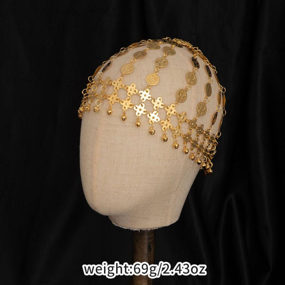 Round Bohemian Forehead Headpiece Korean Style Forehead Ornament  Headgear Accessory