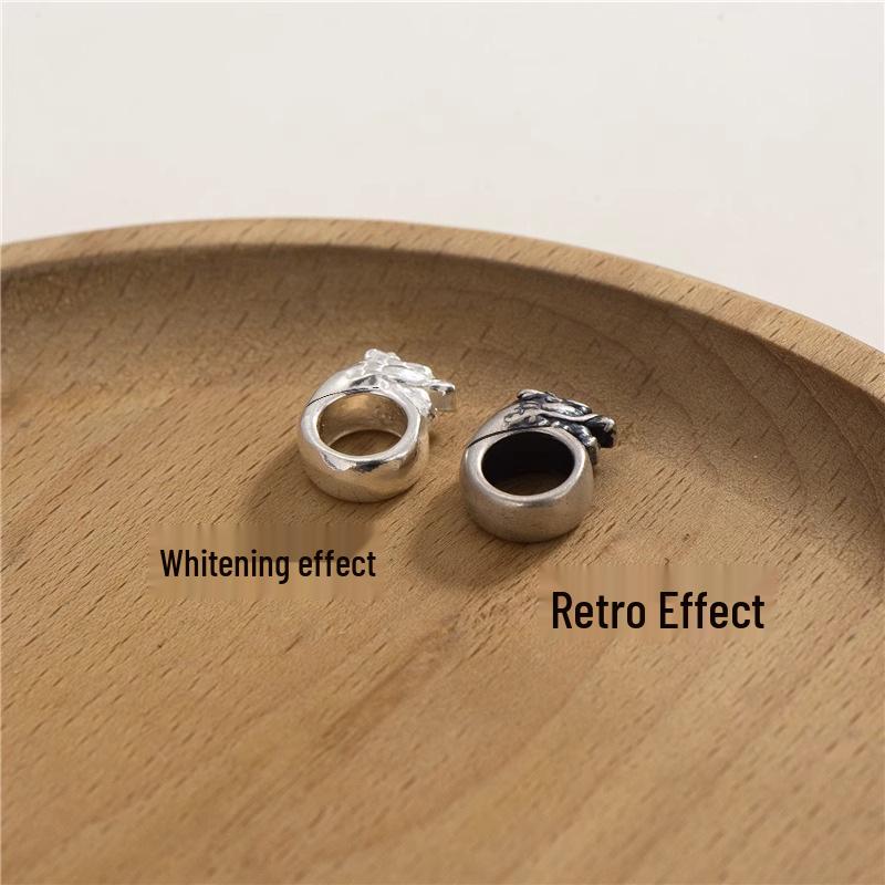 Chinese Zodiac Vintage Ring & Bead Birth Year Bracelet