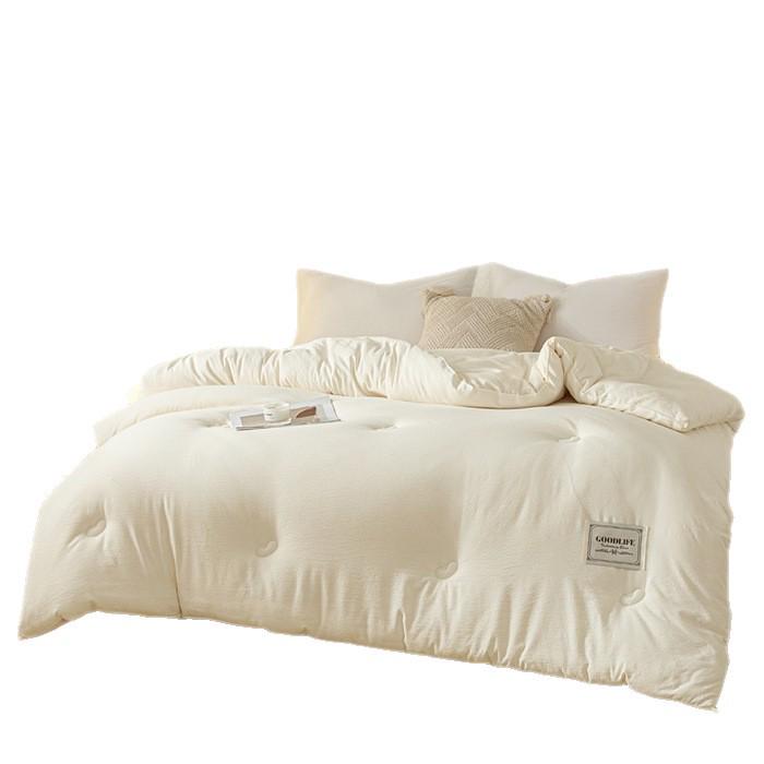 Kołdra Gruba z Włókna Sojowego Klasy A Antybakteryjna - Ciepła na Zimę, Przytulna na Wiosnę i Jesień, Pojedyncza Kołdra Bawełniana na Wszystkie Sezony