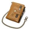 Anti-theft Brushed Genuine Leather Wallet, Men's Retro Bag, Short Wallet