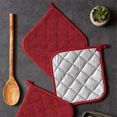 Baumwolle Topflappen Topflappen Hitzebeständig Untersetzer Esstischmatte Untersetzer Küchenwerkzeug zum Kochen Backen Platzset