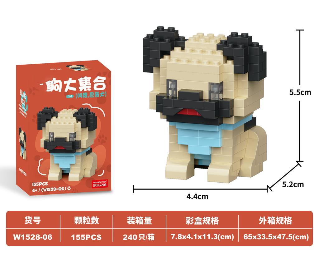 Animals Micro Building Blocks Cat Dog Mini Bricks Construction Set For Adults Kids Assembly Toys Children Girls 8 To 10 Year Old
