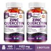 Zinc Gummies, Containing Quercetin Extract, All-natural, Nutritional Supplement, Suitable for Both Men and Women.