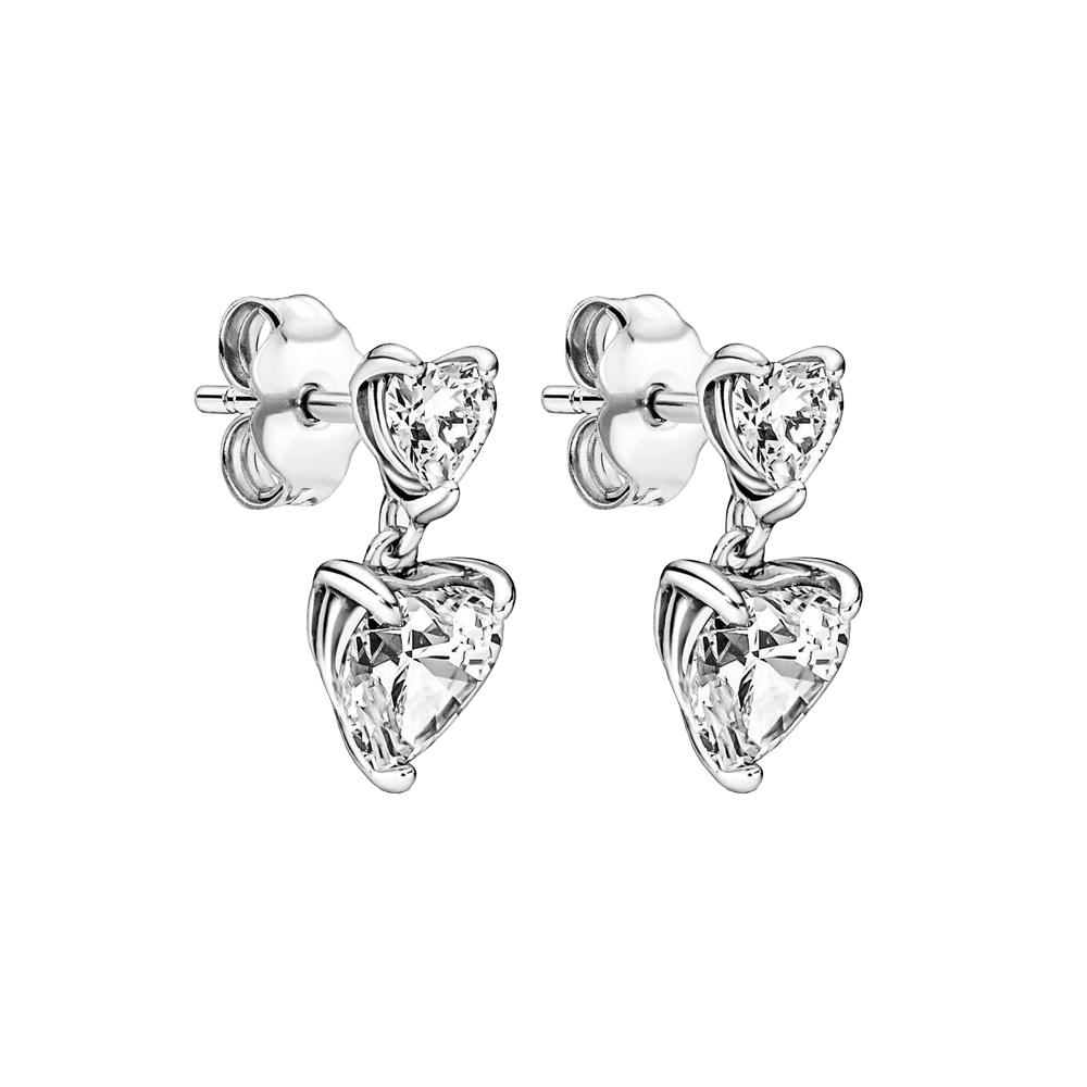 S925 Silber Celestial Sparkling Star & Snowflake Stud Ohrringe Trend Für Frauen Elegante Schmuck Geburtstag Party Geschenke